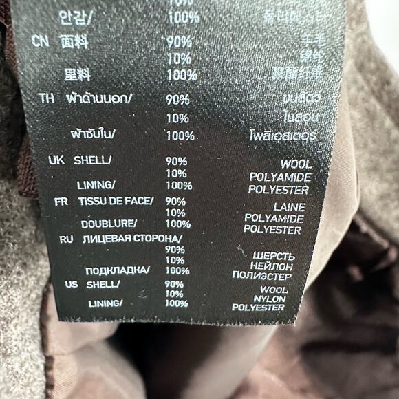 Uniqlo x Jil Sander +J Skirt Size 2 Wool‎ Bow Brown Liner Twee - Picture 4 of 11